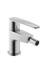 Grifo monomando para bidé con caño en latón y acabado cromado Flat Tres