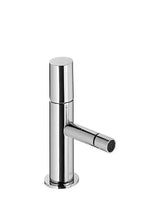 Grifo monomando para bidé de latón con acabado cromado de forma tubular Max Tres