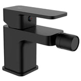 Grifo monomando para bidé negro mate SKARA Källa