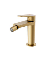 Grifo monomando para bidet con cartucho cerámico de 26 mm acabado oro cepillado Fine Källa