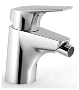 Grifo monomando para bidet con latiguillos de alimentación flexibles Canigó Tres