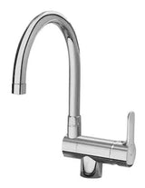 Grifo monomando para cocina con instalación sobre repisa acabado cromado L20 Roca