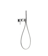 Grifo monomando para ducha empotrable de latón con acabado cromado TRES