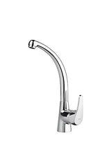 Grifo monomando para fregadero con caño vertical en latón con acabado cromado Cocina Standard TRES