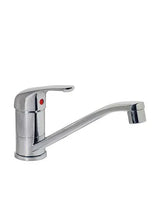Grifo monomando para fregadero de latón con acabado cromado Cocina Basic TRES
