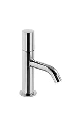 Grifo monomando para lavabo con caño circular en latón con acabado cromado S Tub Study TRES