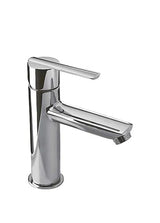Grifo monomando para lavabo con cuerpo de latón y acabado cromado Lex Tres