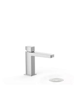 Grifo monomando para lavabo con desagüe automático de latón acabado cromo SLIM TRES