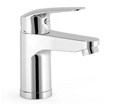 Grifo monomando para lavabo con latiguillos flexibles acabado cromo Base Plus TRES