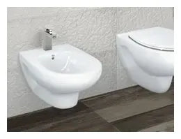 Grifo para bidet con desagüe automático y acabado cromado Roca 1