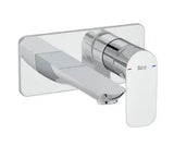 Grifo para lavabo de pared cromado Cala Roca