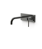 Grifo para lavabo monomando con cuerpo empotrado acabado negro metalizado Study Tres