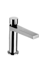 Grifo temporizado para lavabo con caño de latón y acabado cromado Class Tres