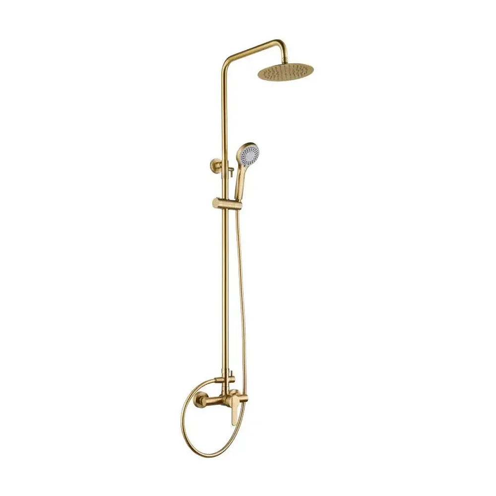 Barra de ducha Imex Roma | Monomando extensible | Oro cepillado Imex