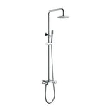 Extendable stainless steel shower bar single lever chrome finish Olimpo by Imex