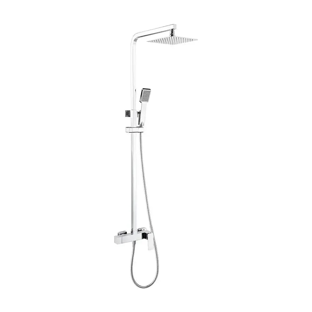 Barra de ducha monomando extensible en acero inoxidable con acabado cromado Pisa de Imex Imex