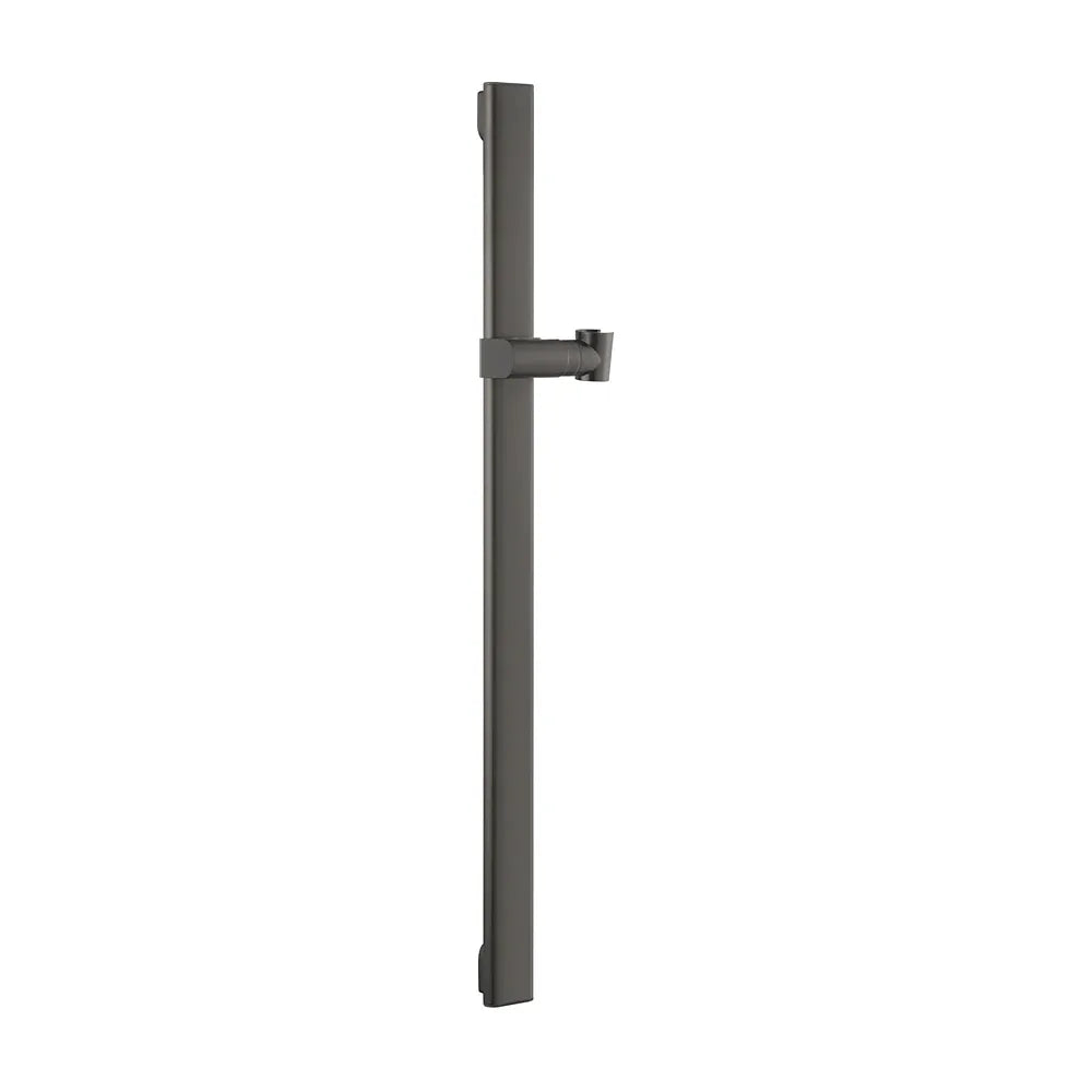 BARRA SOPORTE MANGO DUCHA DESLIZ. CUADRADA DRAVA BLACK GUN METAL IMEX Imex