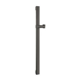 BARRA SOPORTE MANGO DUCHA DESLIZ. CUADRADA DRAVA BLACK GUN METAL IMEX