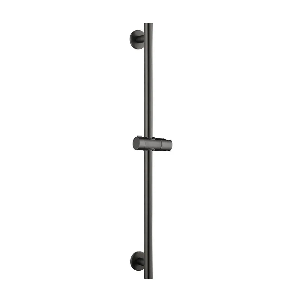 Barra soporte mango ducha deslizante redonda Adur black gun metal Imex Imex