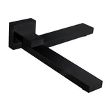 Caño bañera plegable Negro Mate minimalista Imex