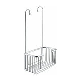 Stainless steel bathroom basket with grid and chrome finish, Imex