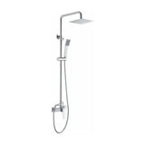 Columna de diseño moderno para ducha con una barra extensible de acabado cromado Art de Imex