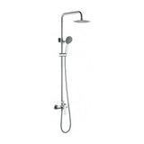 Colonne au design moderne pour douche monocommande avec finition chromée Belgica Imex