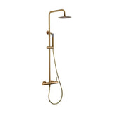 Imex Monza Stainless Steel Shower Column with Integrated Single-Lever Mixer Brushed Gold