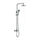 Extendable modern shower column with chrome finish Luxor by Imex