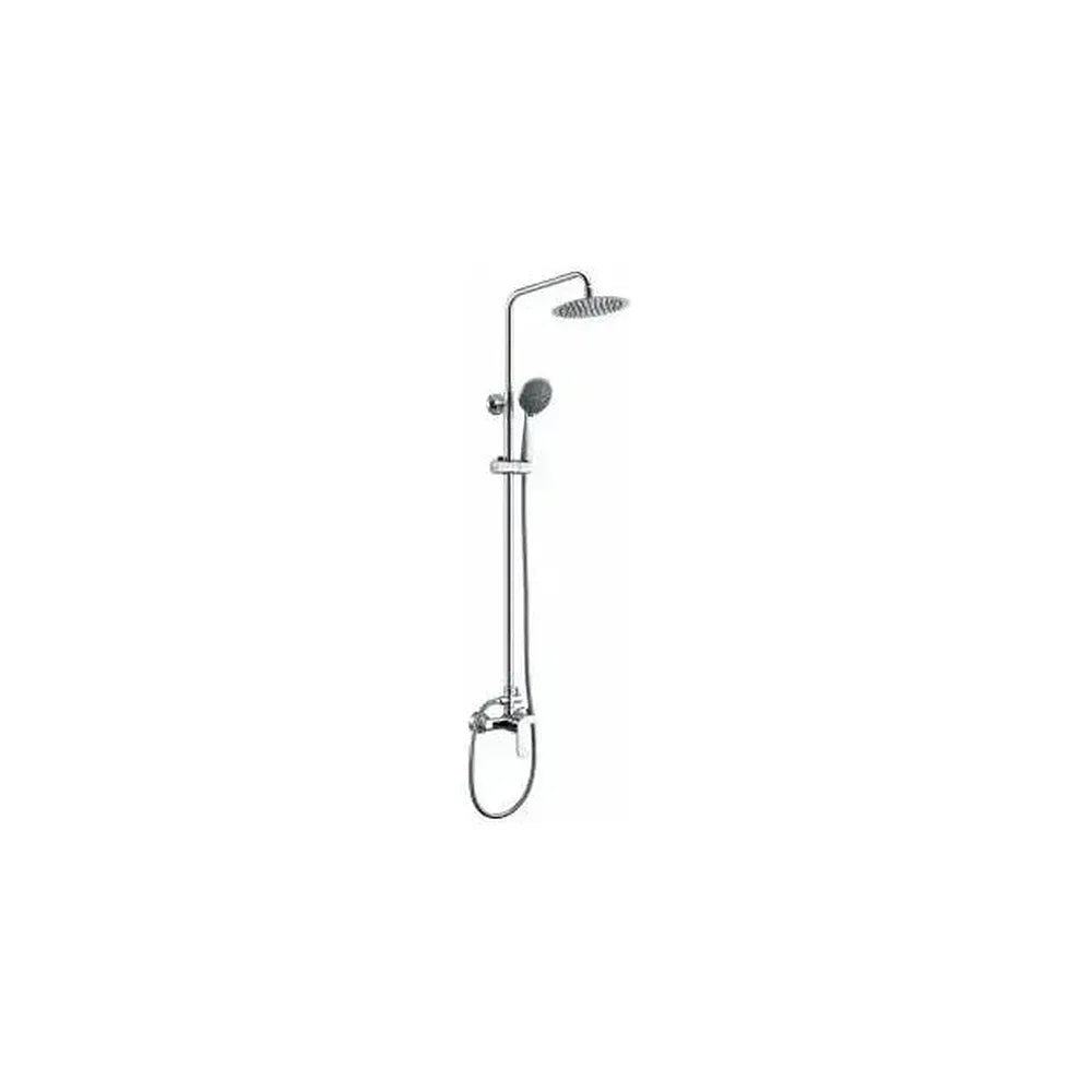 Columna de ducha extensible 90-140 cm de acero inoxidable con rociador redondo de Imex Imex
