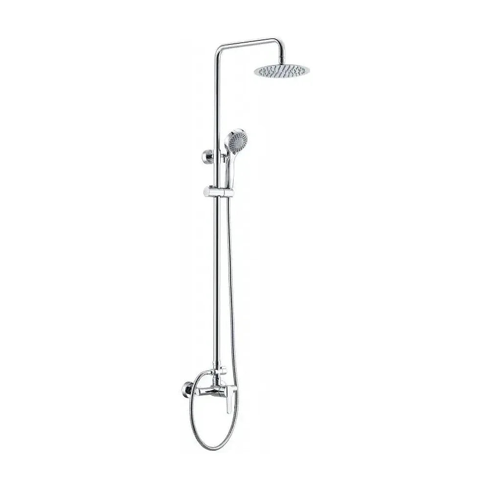 Columna de ducha extensible 95-137 cm de acero inoxidable con rociador redondo Roma de Imex Imex