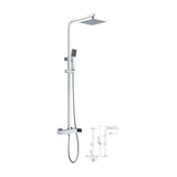 Extendable chrome shower column with modern design Fiyi by Imex