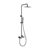 TOSCANA BLACK GUN METAL MONOMIX BATH SET