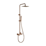 TOSCANA MONOMIX BATH SET BRUSHED ROSE GOLD