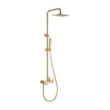 TOSCANA BRUSHED GOLD SINGLE-LEVER BATH SET