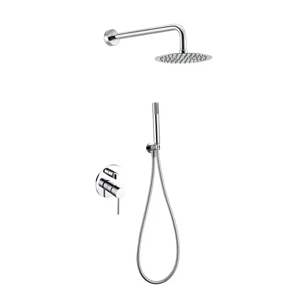 Conjunto de ducha empotrado con grifo monomando y acabado cromado stick Milos de Imex Imex
