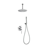 Single lever shower set with modern design and chrome finish, thalos stick Milos by Imex