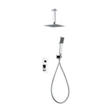 Single lever built in 2 way chrome finish shower set, catania Pisa by Imex