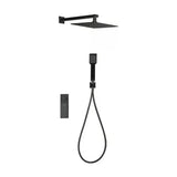 IMEX FIYI GPF016/NG Garniture de douche encastrée avec poignée et pommeau de douche fiyi finition noir mat
