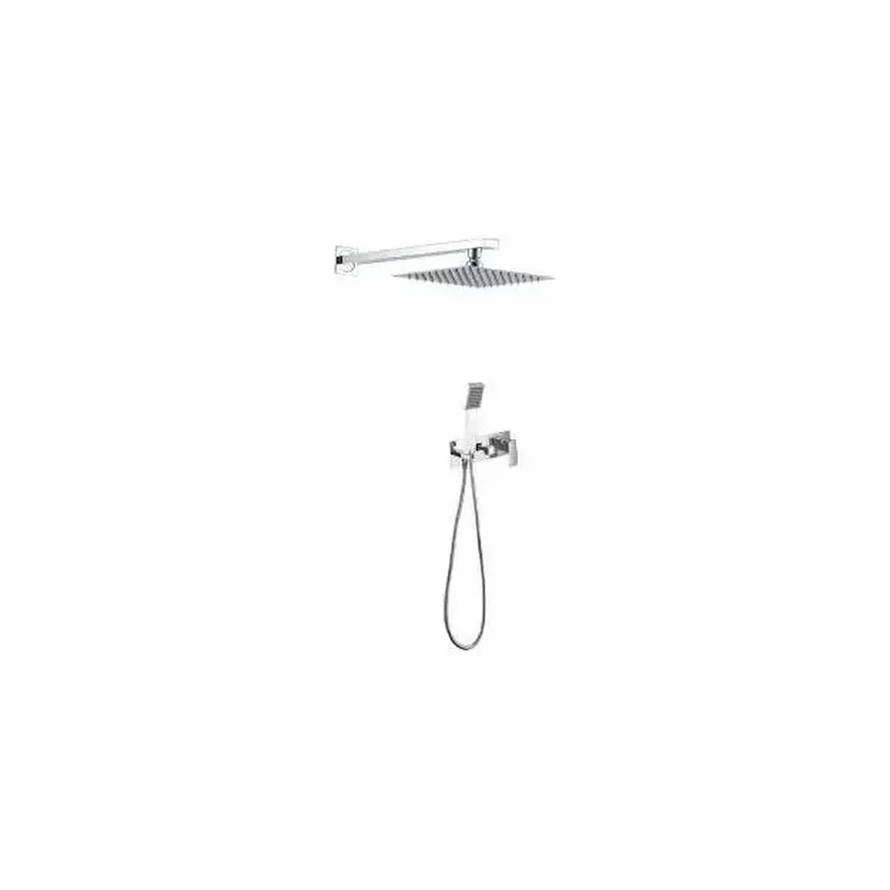 Conjunto de ducha para pared de diseño moderno con un acabado cromado Noruega de Imex Imex