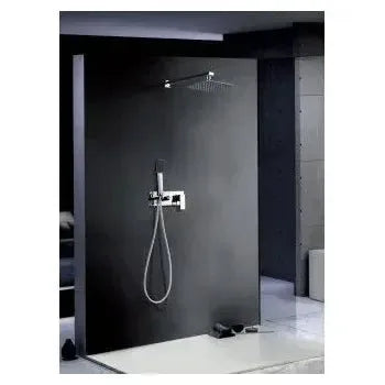 Vista principal de Conjunto de ducha para pared de diseño moderno con un acabado cromado Noruega de Imex