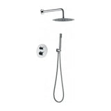 Thermostatic shower set with concealed design chrome finish Line by Imex