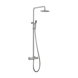 Thermostatic shower set in stainless steel with chrome finish, Moscu by Imex