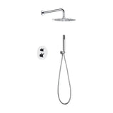 Thermostatic concealed 2 way shower mixer set with hand shower chrome finish Monza by Imex