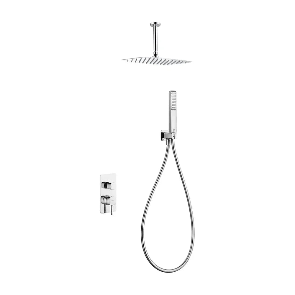 Conjunto ducha monomando empotrado Arezzo cromo Imex Imex