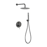 Conjunto ducha monomando empotrado Bless black gun metal Imex