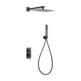 Black Gun Metal Imex Firenze 2-Way Built-In Shower Set