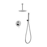 Conjunto ducha monomando empotrado Palau cromo Imex
