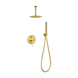 Ensemble de douche monocommande encastré Piamonte or brossé Imex