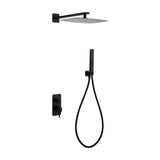 Conjunto Ducha Monomando Empotrado Toscana Negro Mate Imex